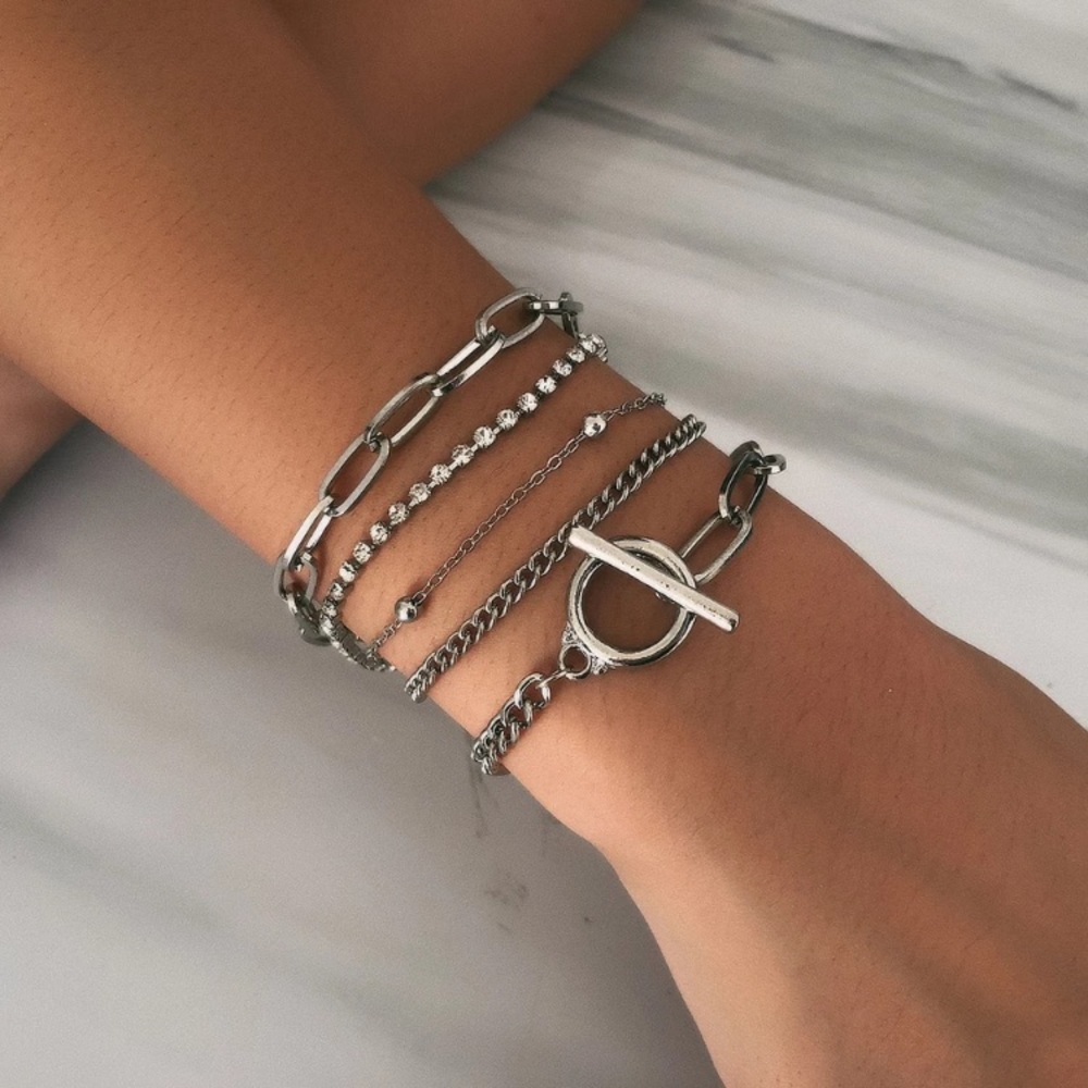 Silver or Gold Bracelet - Picture 2 of 8